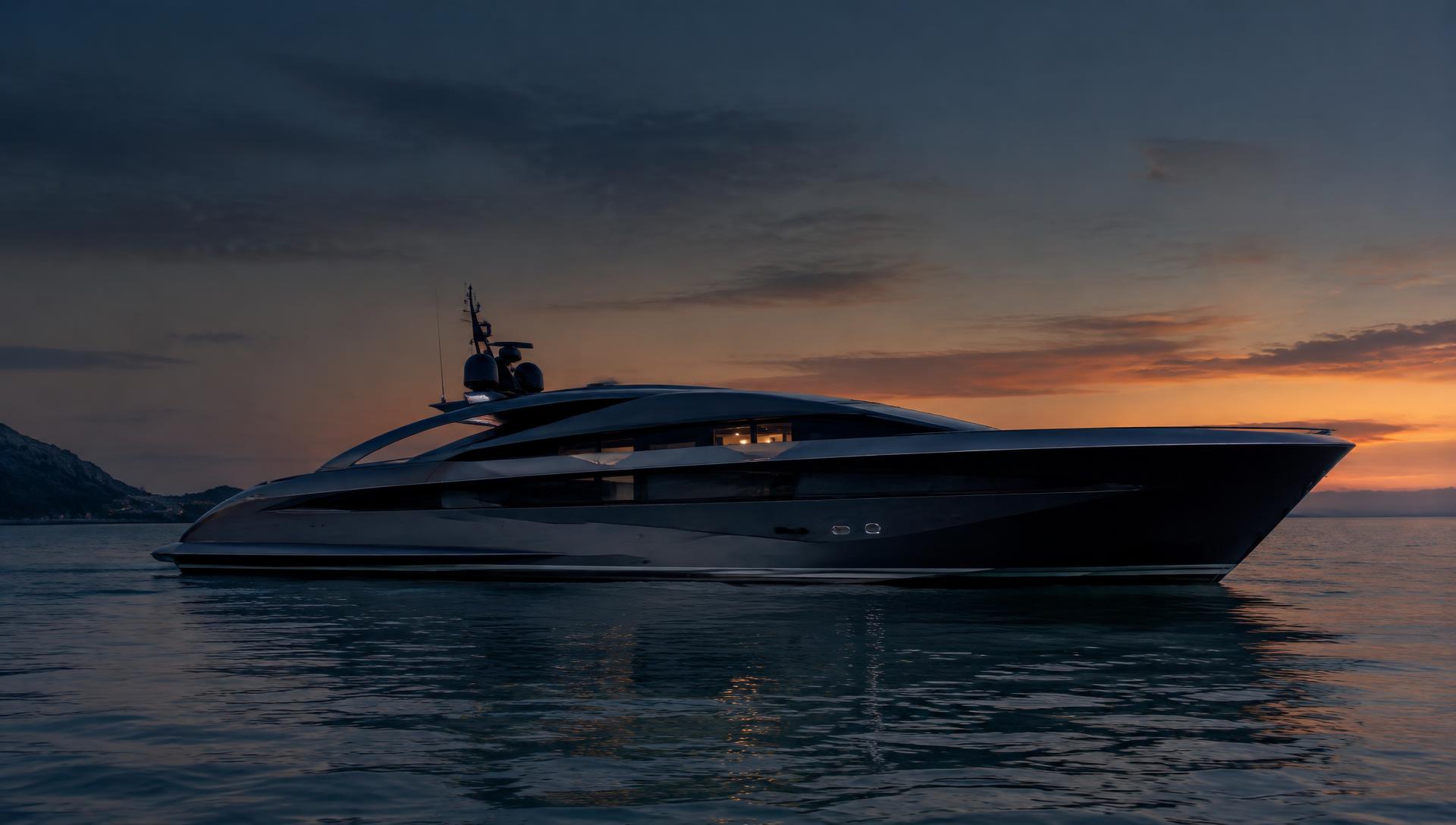Giangrasso Yachts on the water